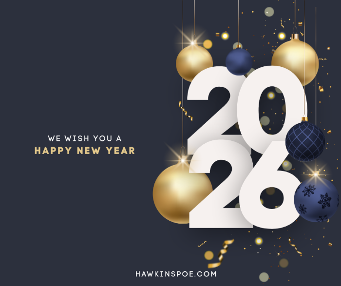 We Wish You A Happy New Year!